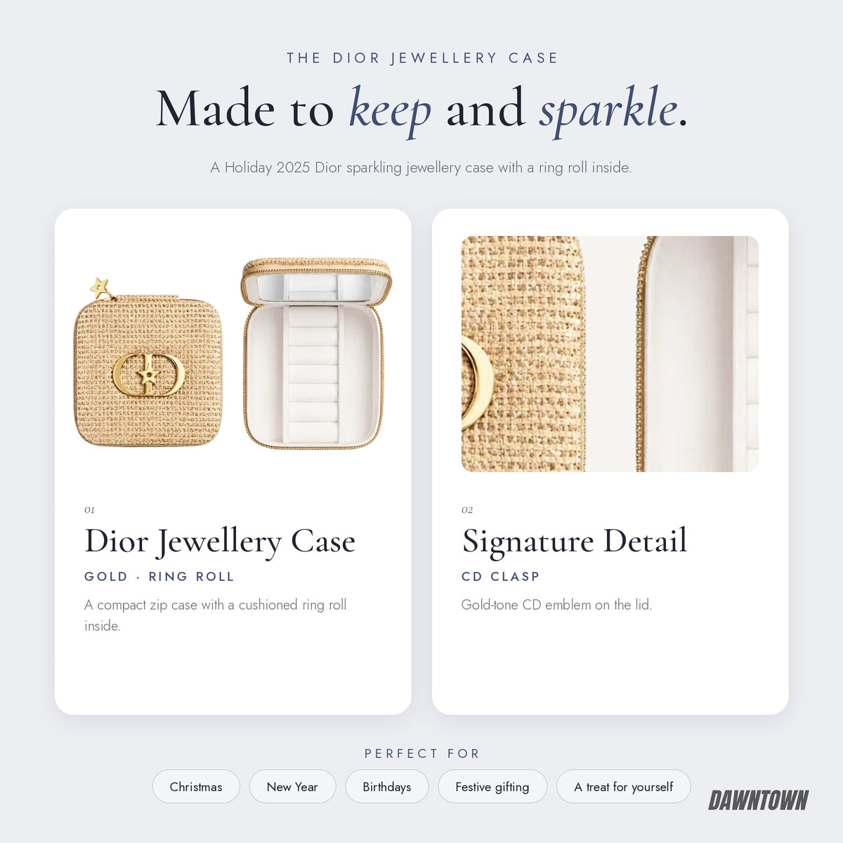 What's inside — Dior Holiday 2025 Sparkling Jewelry Case