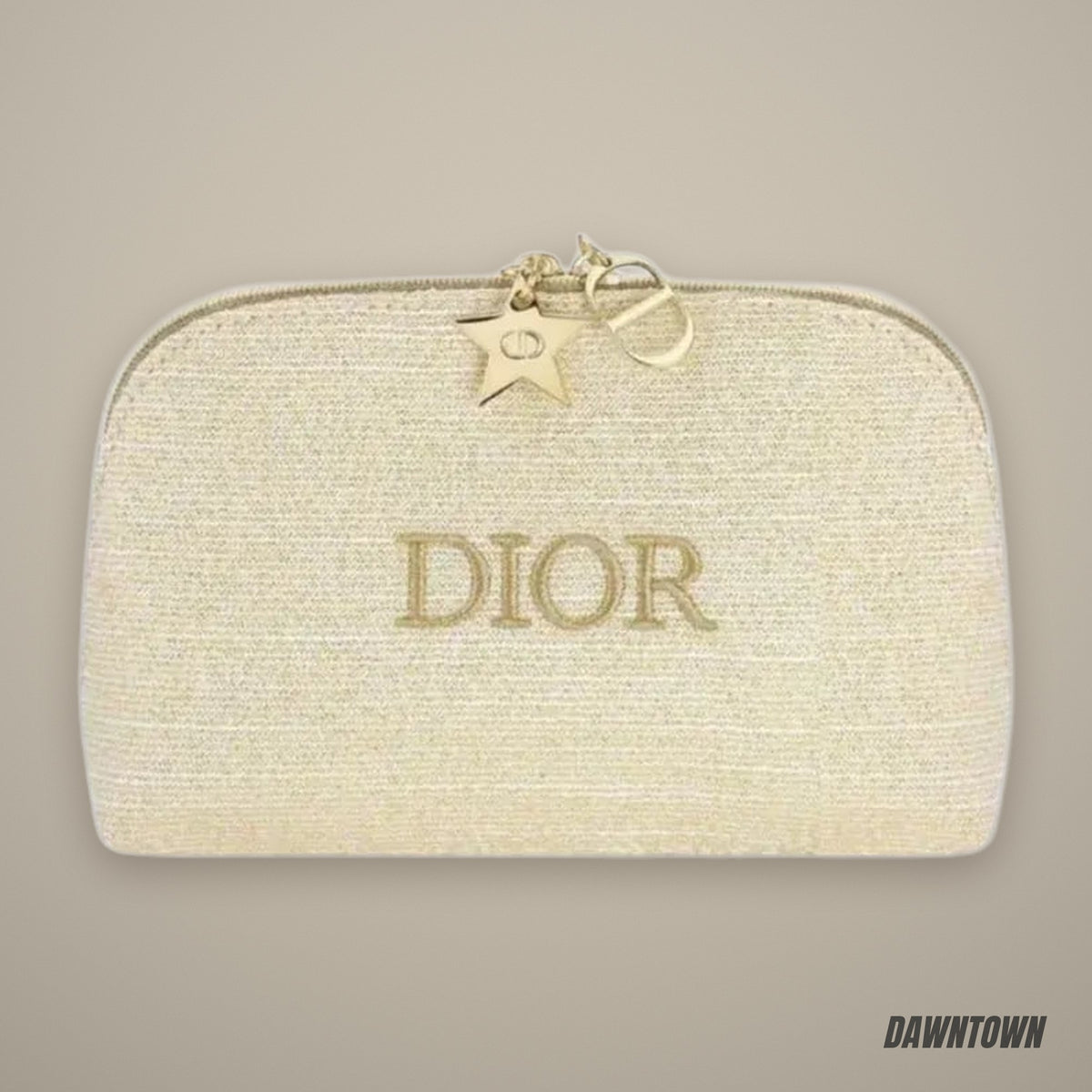 Dior Holiday 2024 Makeup Pouch With Star And CD Logo Chain