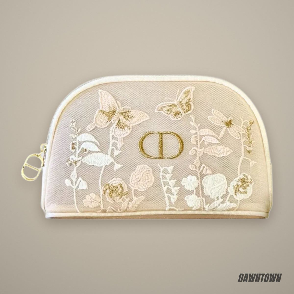 Dior Beauty Embroidered Butterflies And Dragonflies Makeup Pouch