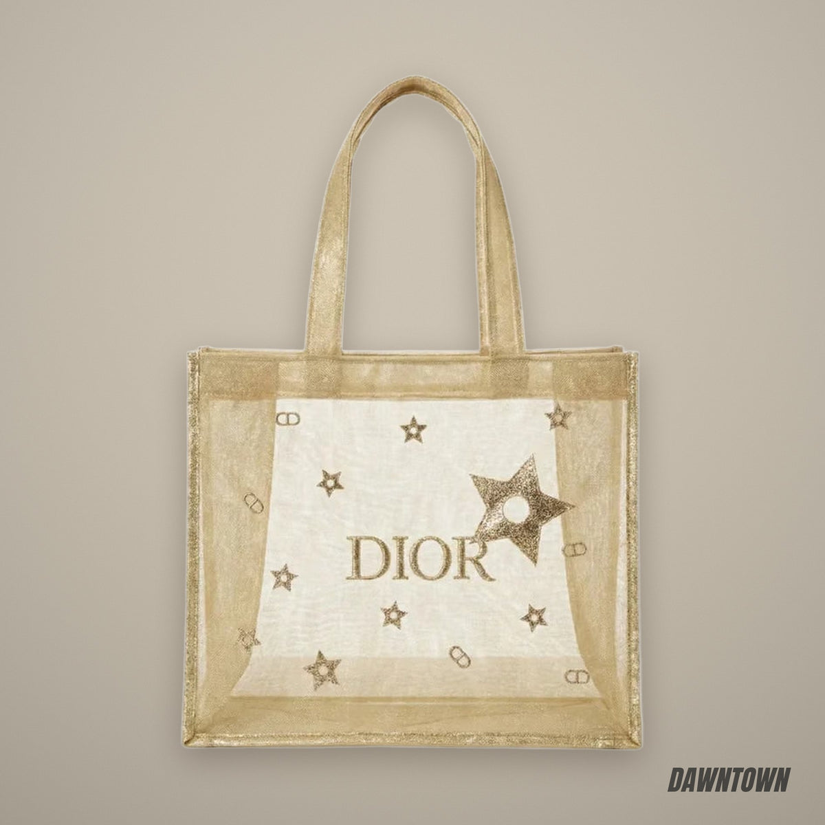Dior Beauty Embroidered Star Tote Bag
