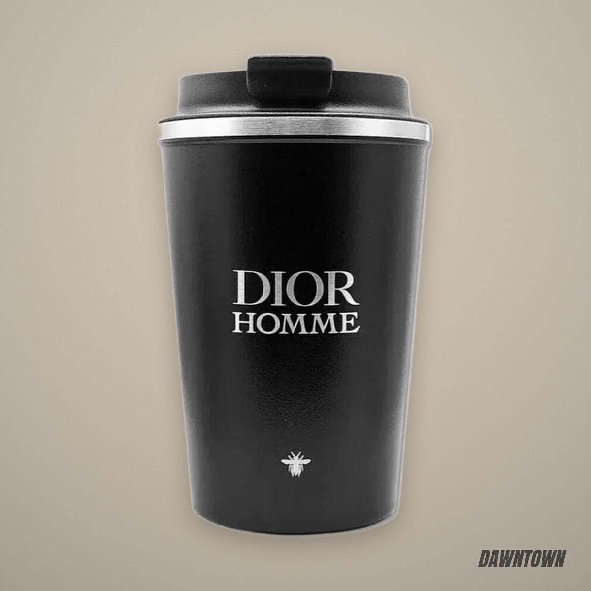 Dior Homme Stainless Steel Travel Mug - Black