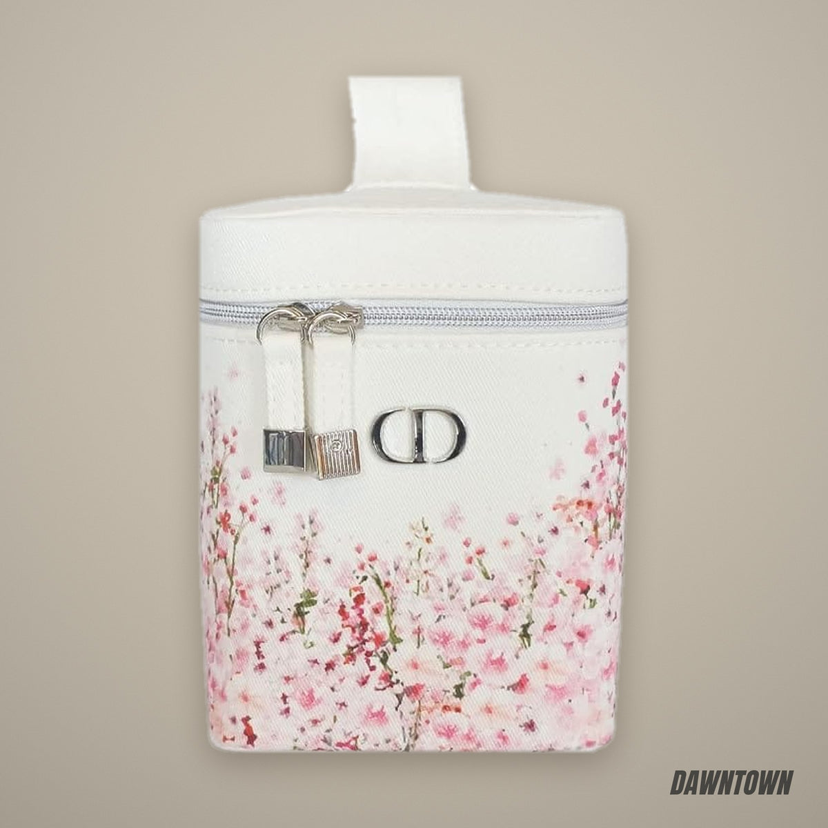 Christian Dior Vanity Pouch Flower White Novelty Limited Japan