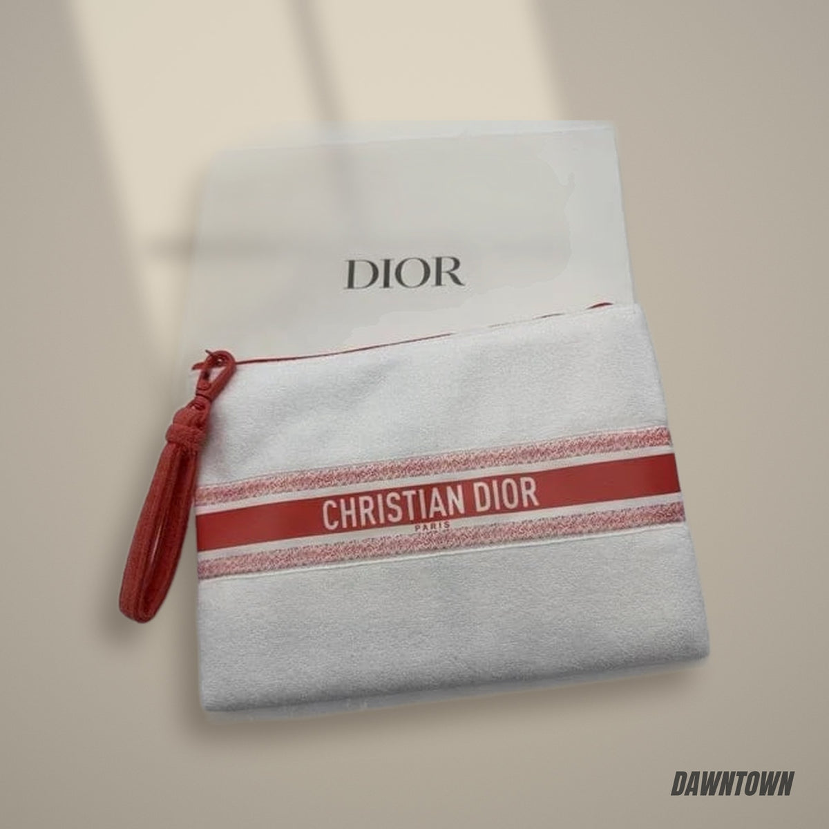Lifestyle — Christian Dior Pouch/Makeup Bag L 9in H 7in New In Box