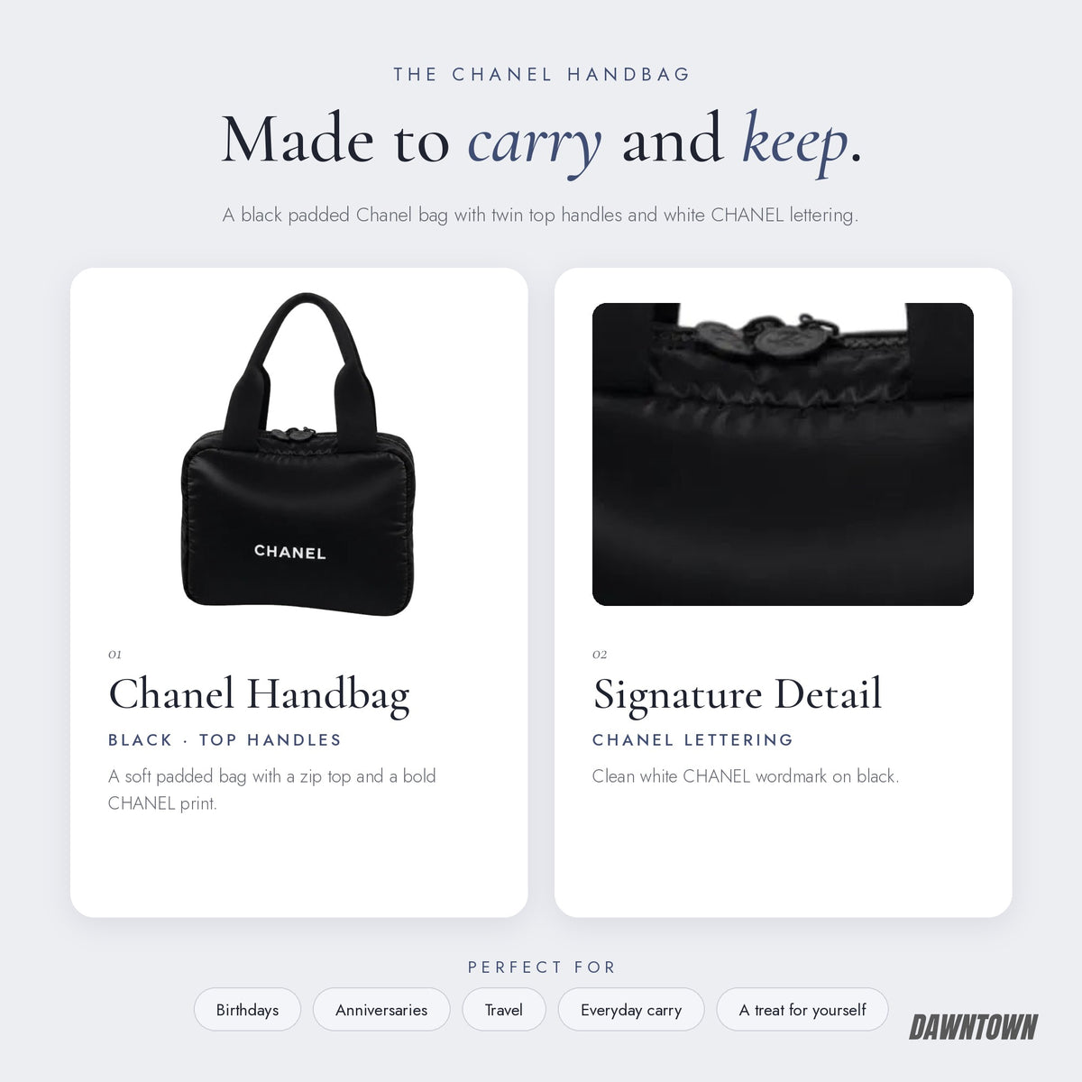 What's inside — Chanel Handbag With Handles