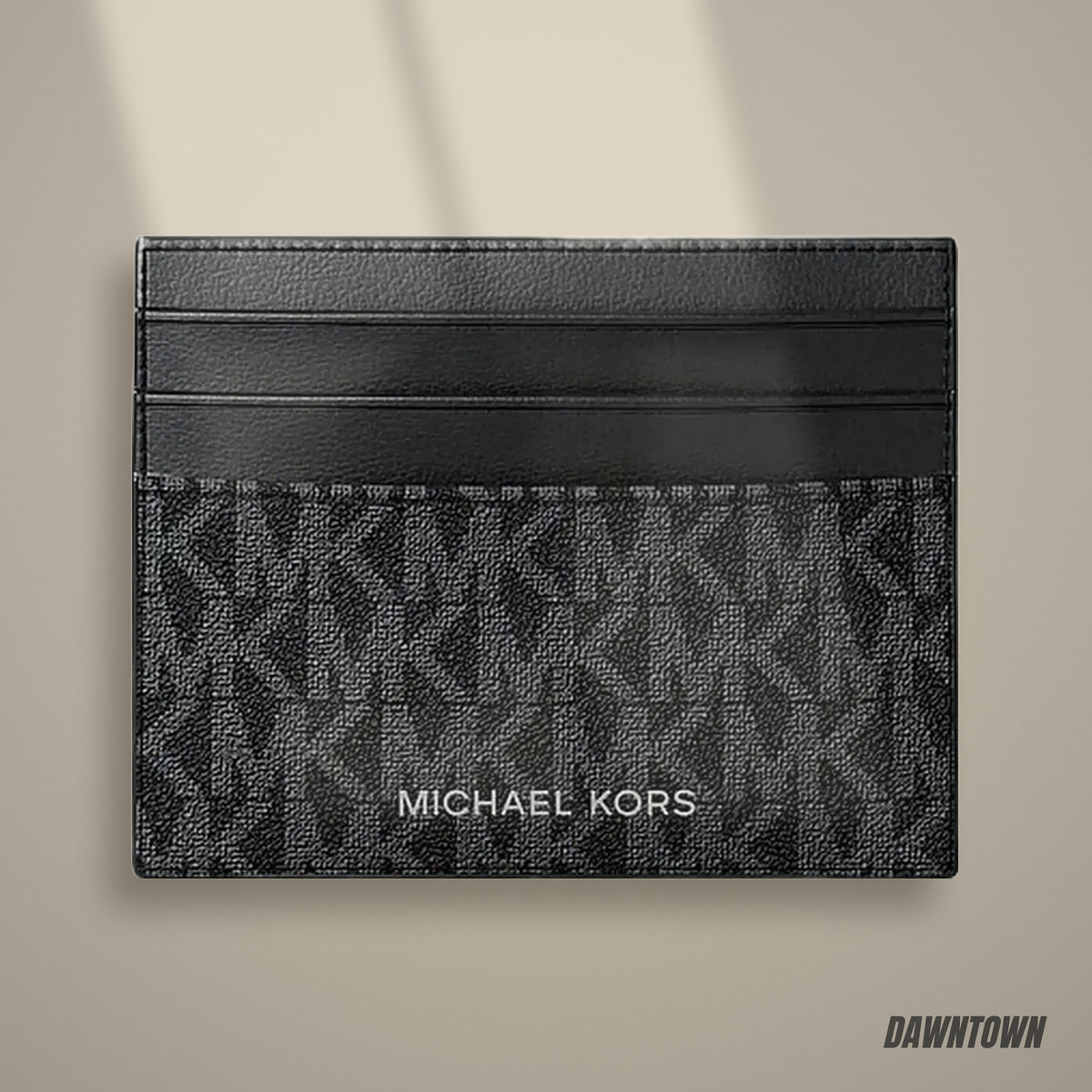 Lifestyle — Michael Kors Cooper Signature Logo Card Case Black