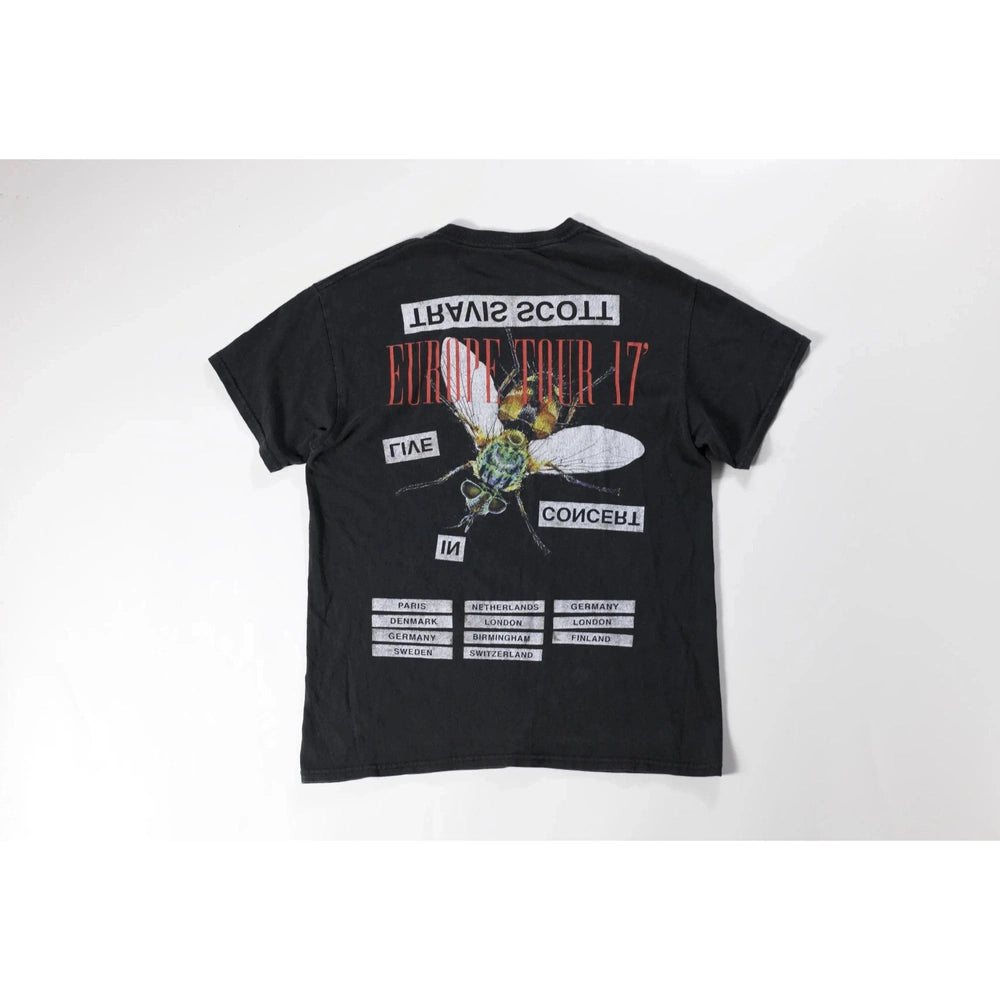 Travis Scott Europe Tour 2017 Concert Tee - dawntown