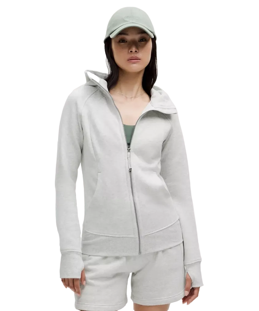 Lululemon Scuba Full-Zip Hoodie Heathered Core Ultra Light Grey