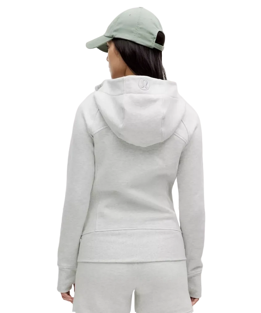 Lululemon Scuba Full-Zip Hoodie Heathered Core Ultra Light Grey