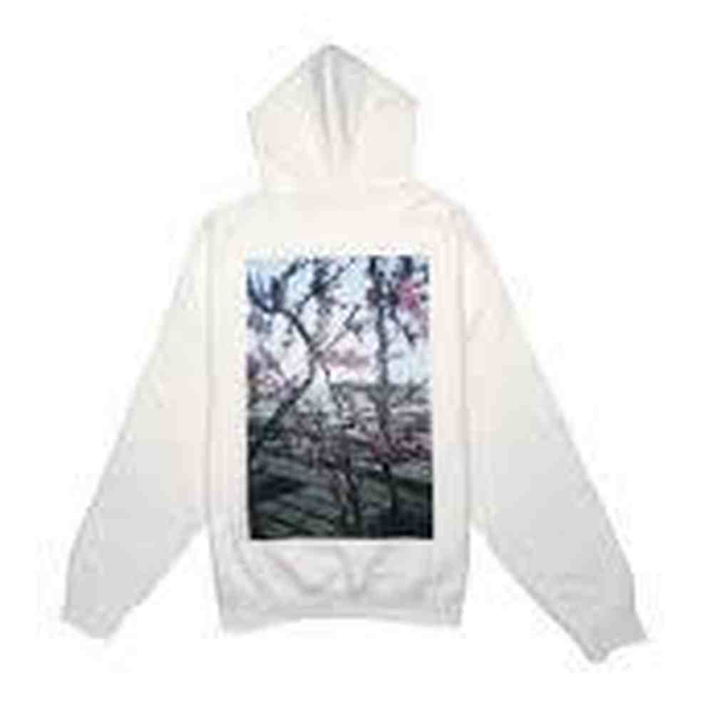 ESSENTIALS FLORAL HOODIE "WHITE" - Dawntown
