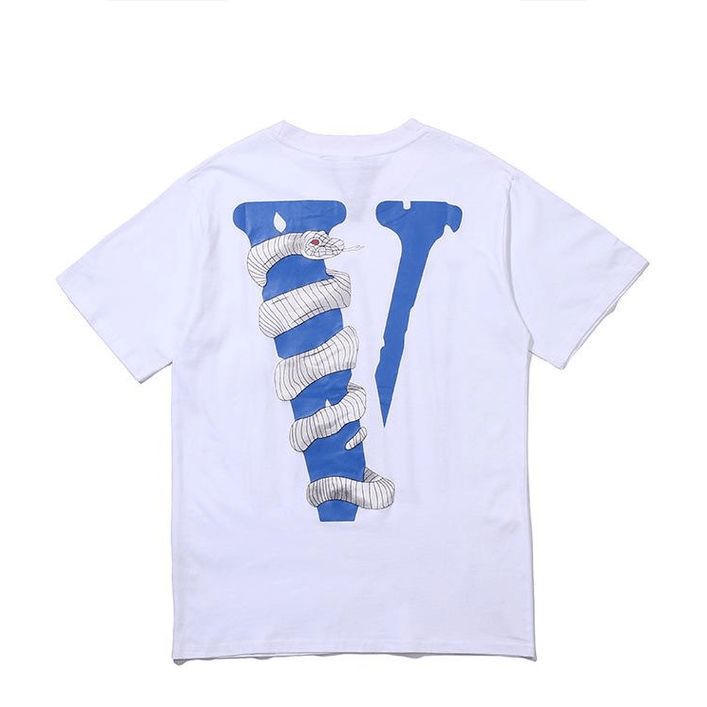 Vlone Snake Tshirt White - dawntown