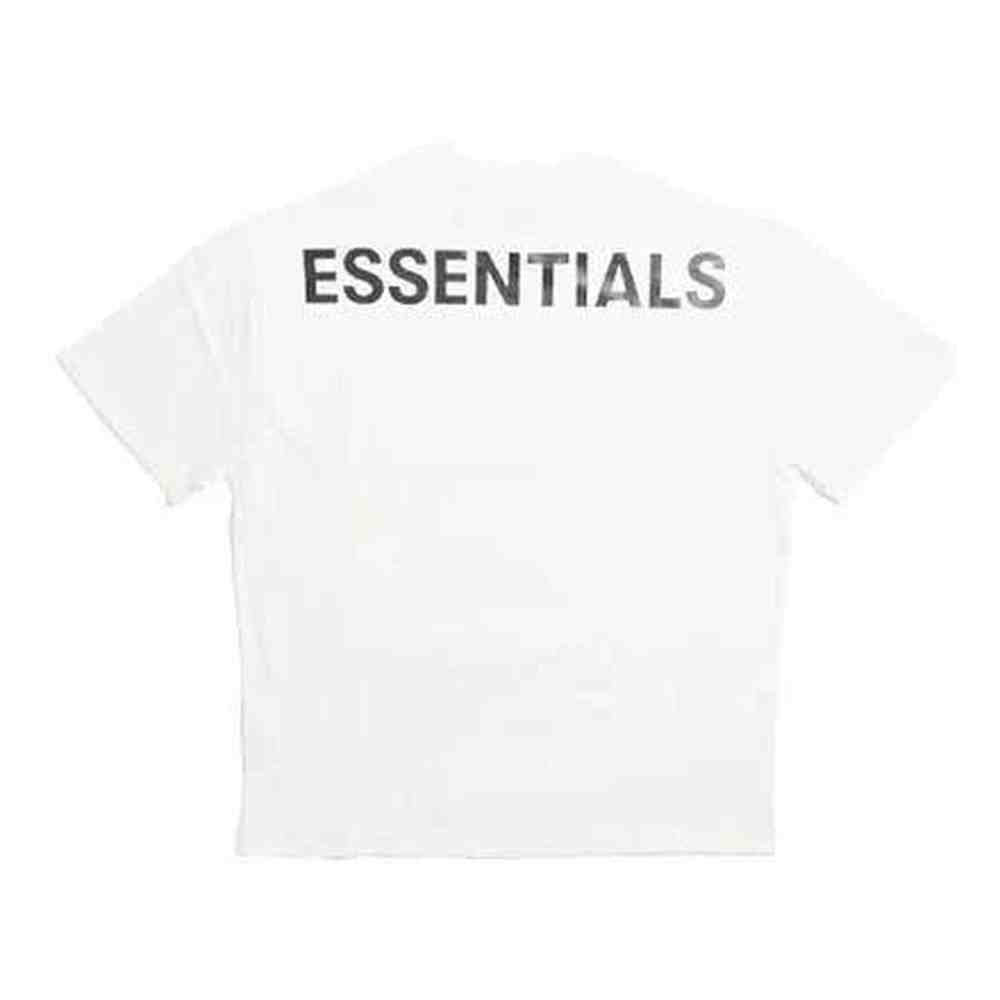 Fear of God ESSENTIALS 3M Logo Boxy T‑Shirt White - Dawntown