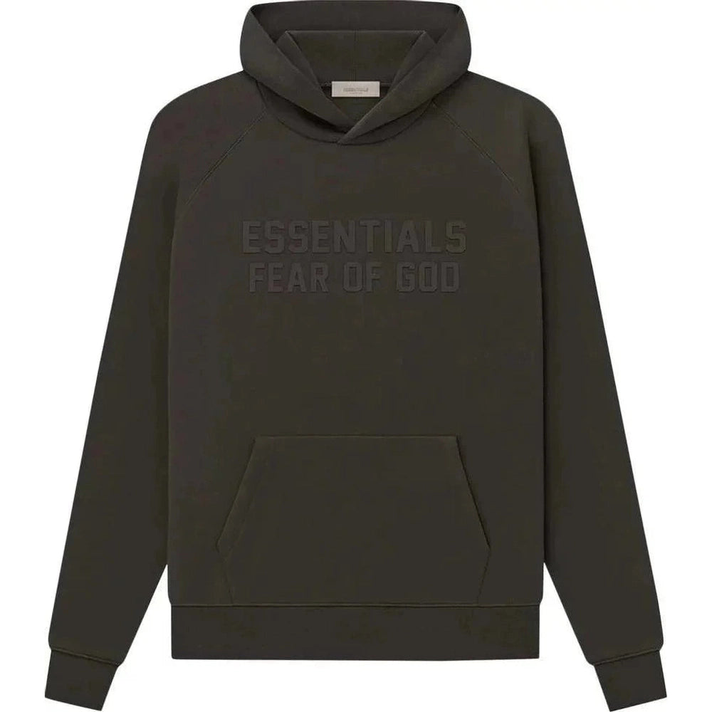 Buy Fear of God Essentials Hoodie Off Black at Dawntown