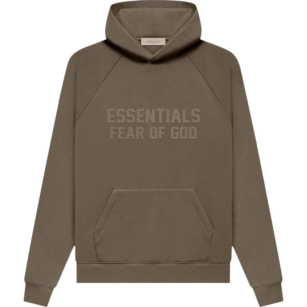 Buy Fear of God Essentials Hoodie Wood at Dawntown