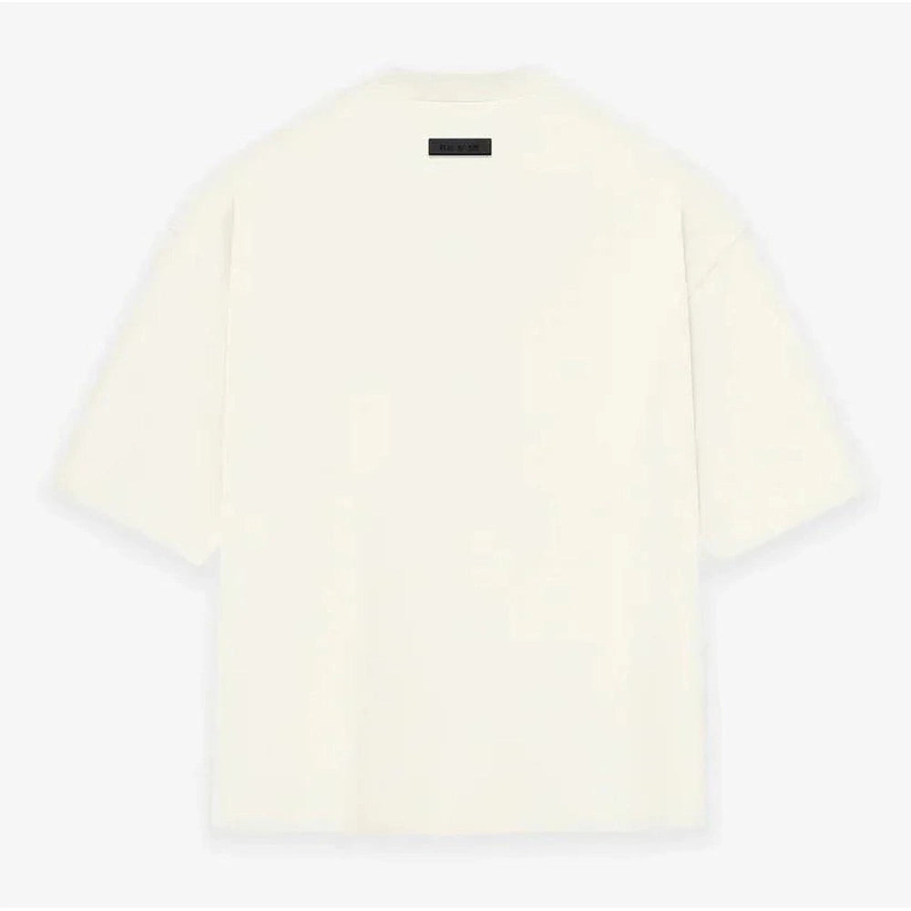 FEAR OF GOD ESSENTIALS SHORT-SLEEVE TEE FALL EDITION "Cloud Dancer" - Dawntown