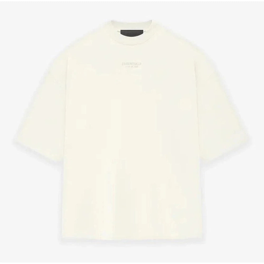 FEAR OF GOD ESSENTIALS SHORT-SLEEVE TEE FALL EDITION "Cloud Dancer" - Dawntown