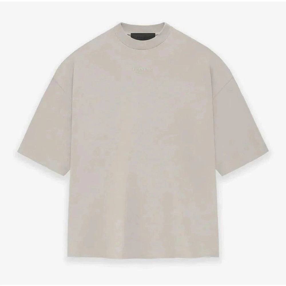 FEAR OF GOD ESSENTIALS SHORT-SLEEVE TEE Fall Edition "Silver Cloud" - Dawntown
