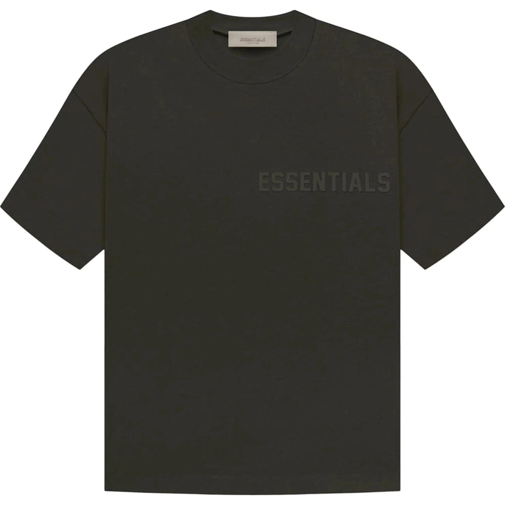 Fear of God Essentials Short-Sleeve Tee "Off Black" - Dawntown