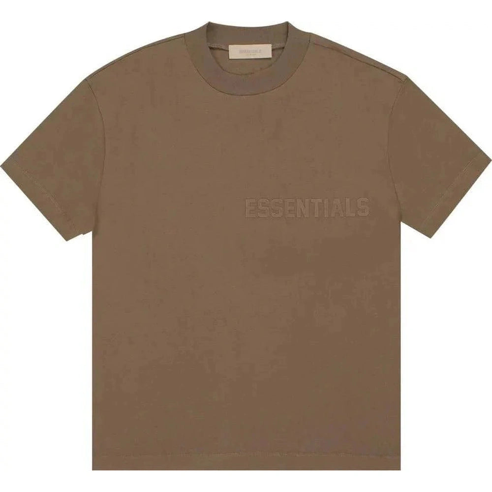 Fear of God Essentials Short-Sleeve Tee 'Wood' - Dawntown