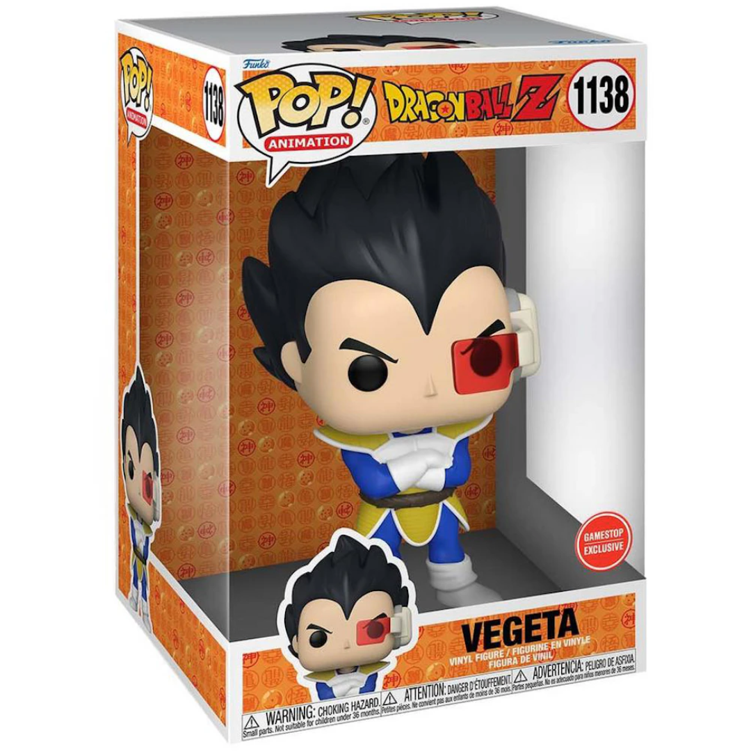 Funko Pop Dragon Ball Z Vegeta vinyl figure in collector box, GameStop exclusive