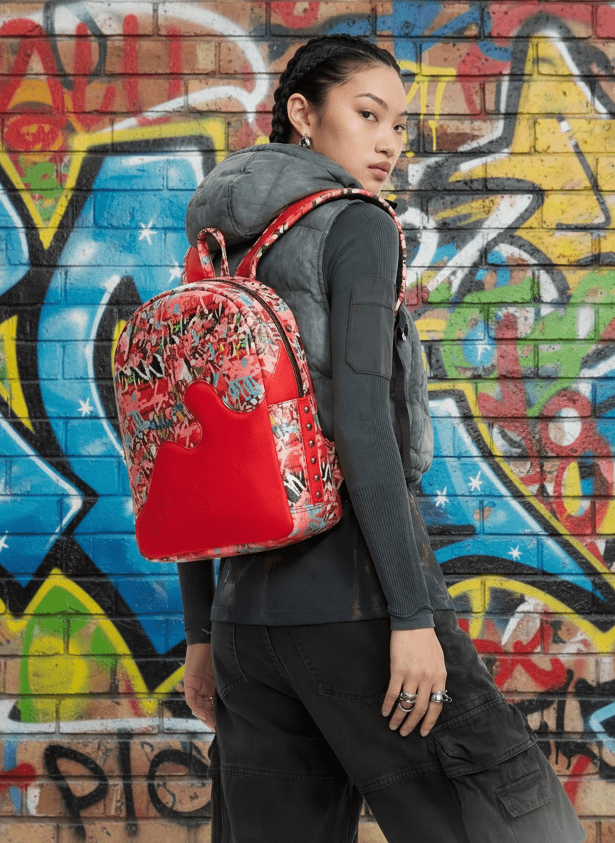 Graffld Street Women's Knapsack - Fetti