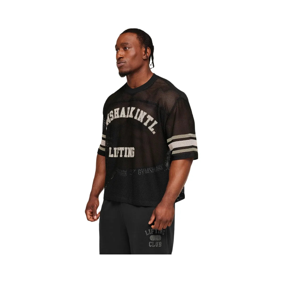 Gymshark Collective Mesh Contrast Jersey "Black"