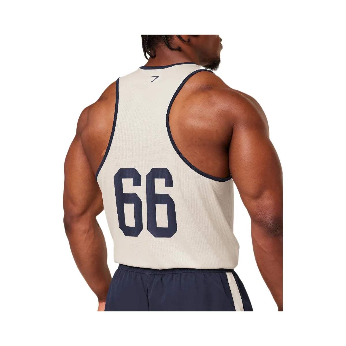 Gymshark Collegiate Tech Tank "Soft White"