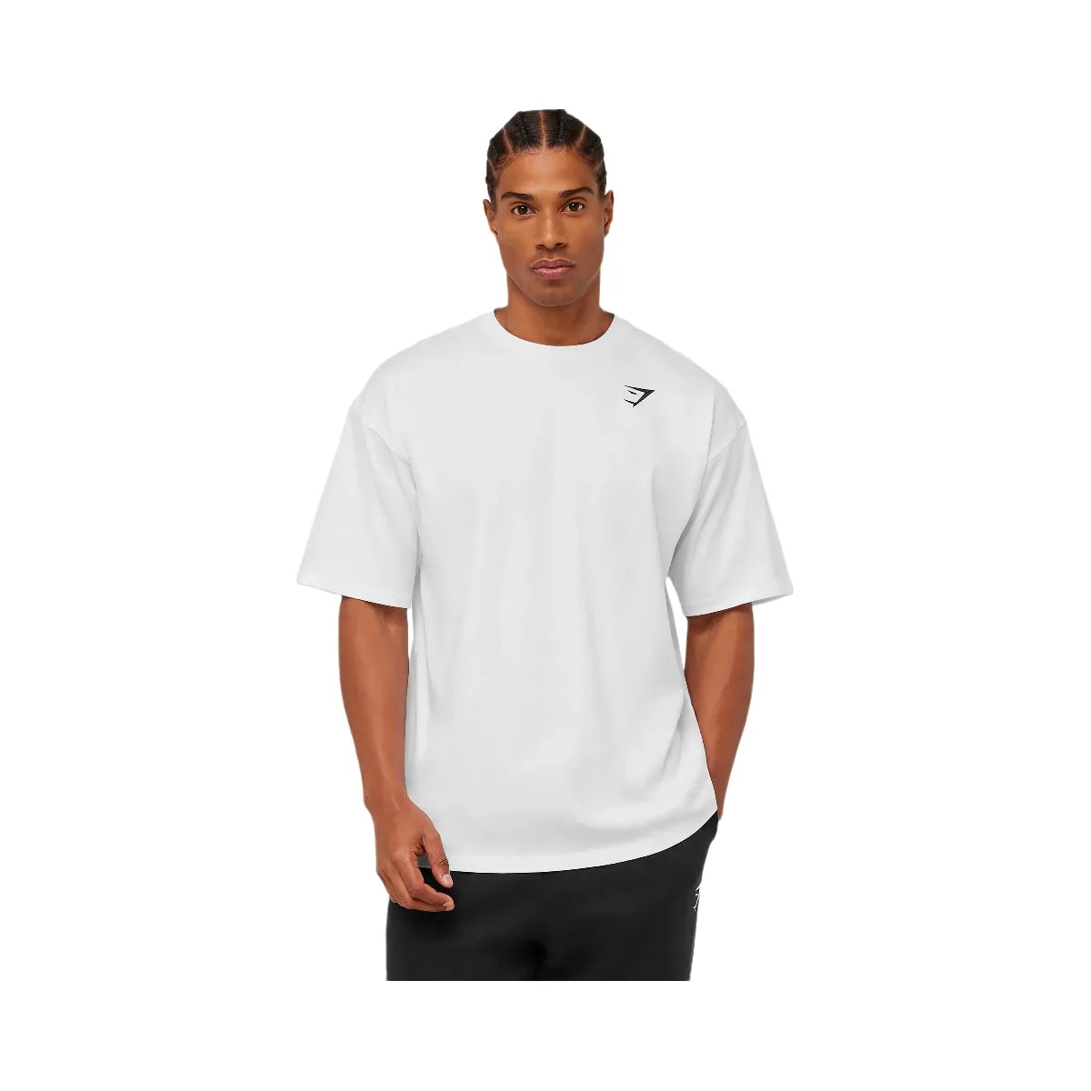 Gymshark Crest Oversized T-Shirt "GS White"