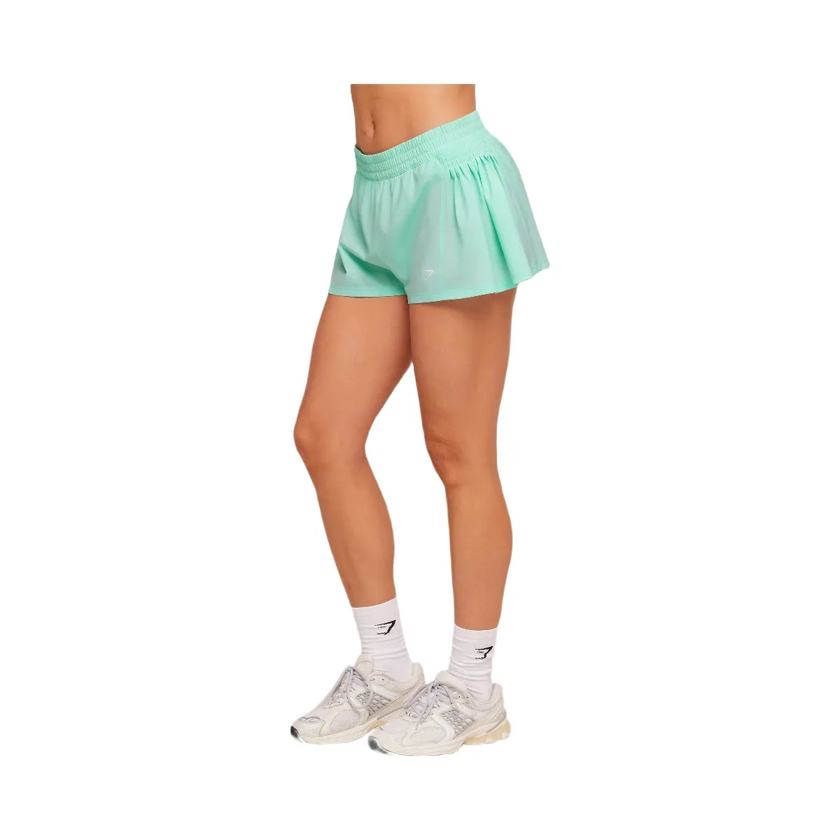 Gymshark Flutter Woven Shorts "Pop Turquoise"
