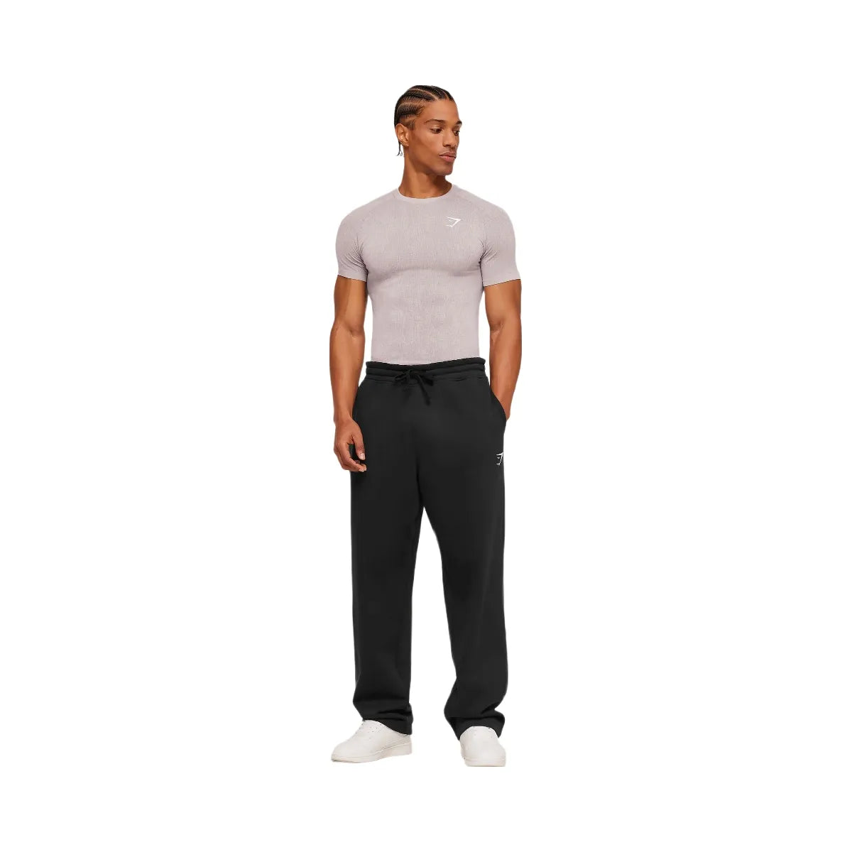 Gymshark Geo Seamless Grid T-Shirt "Dawn Purple Dusk Purple"
