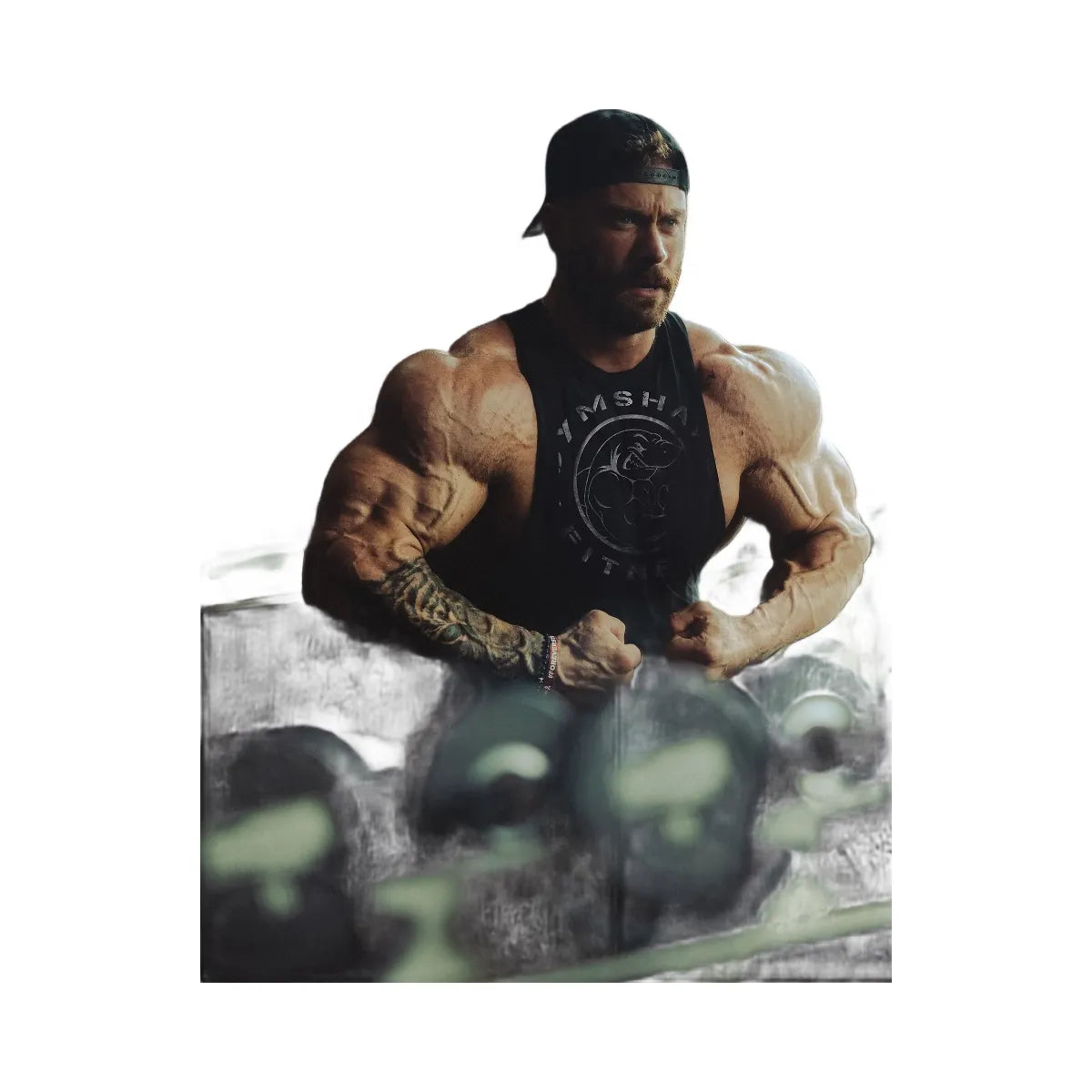 Gymshark Legacy Drop Arm Tank "Black"