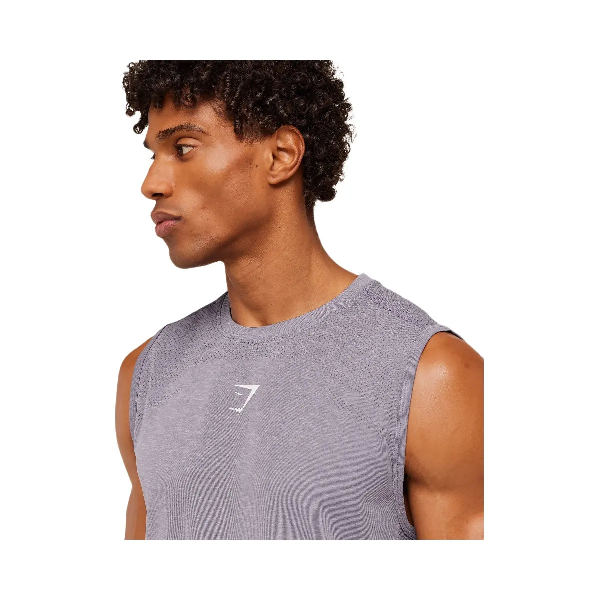 Gymshark Lightweight Seamless Tank "GS Fog Purple Marl"