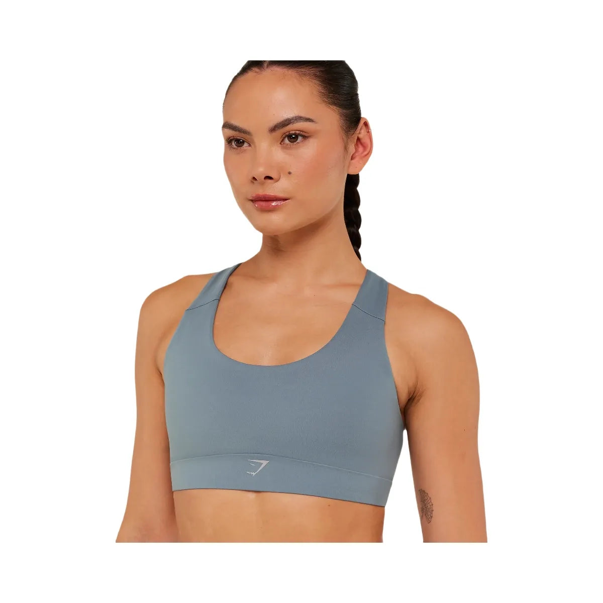 Gymshark Medium Support Running Sports Bra "Iron Blue"