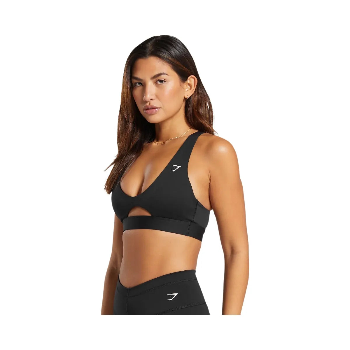 Gymshark Peek A Boo Sports Bra "Black"