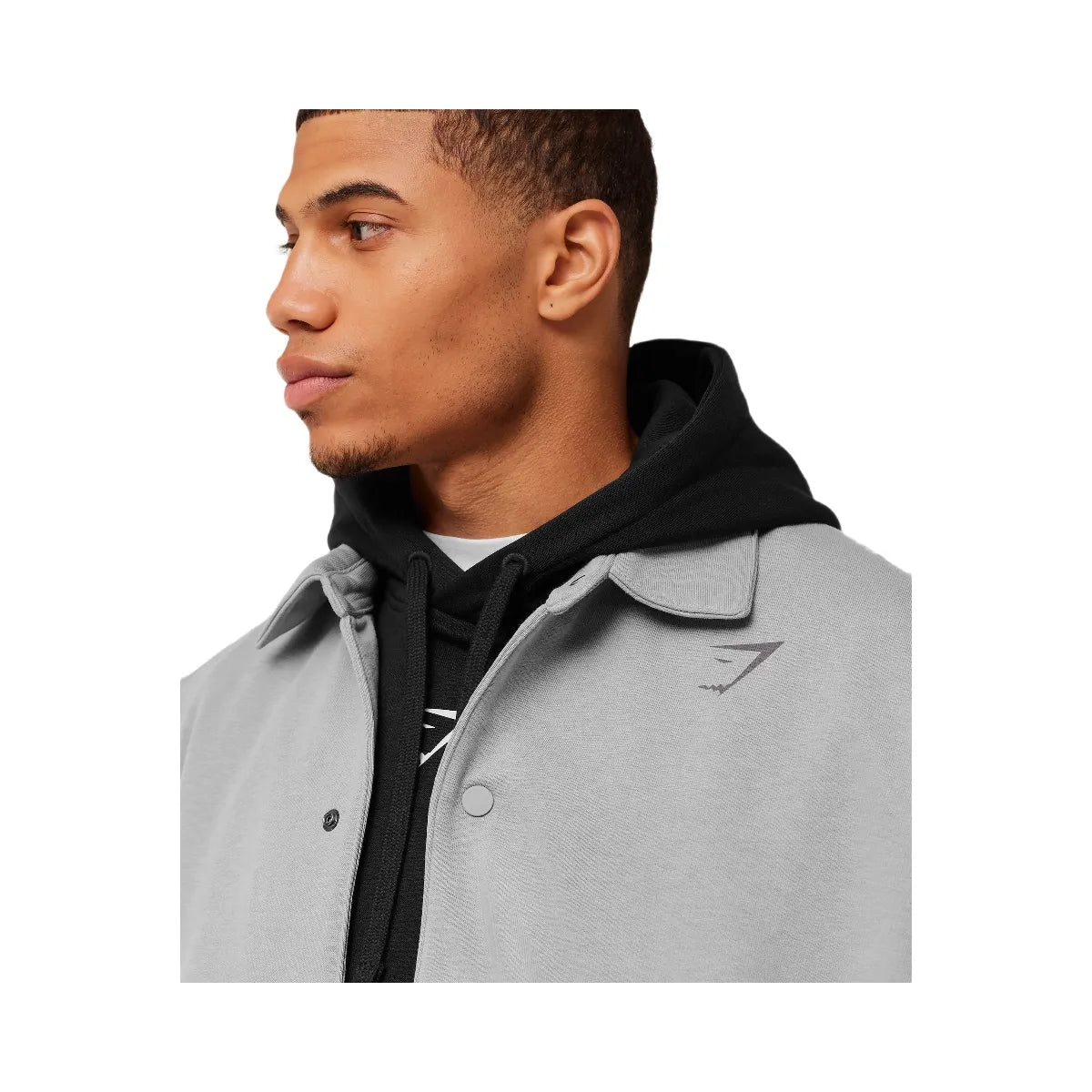 Gymshark Power Coach Jacket "Smokey Grey"