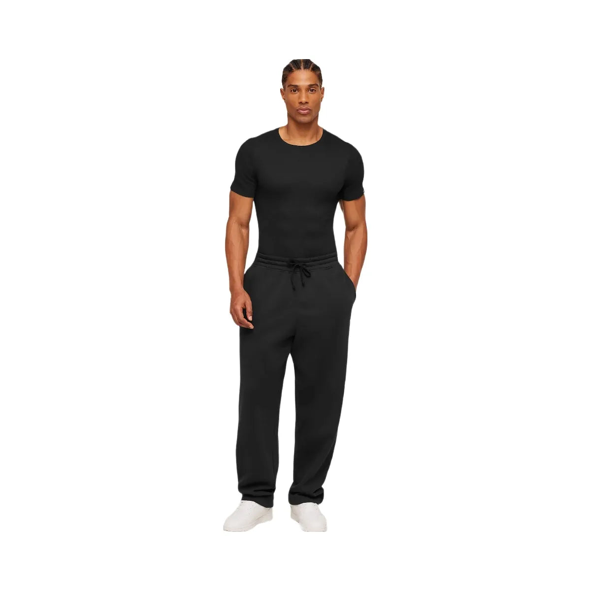 Gymshark Ribbed T-Shirt "Black"
