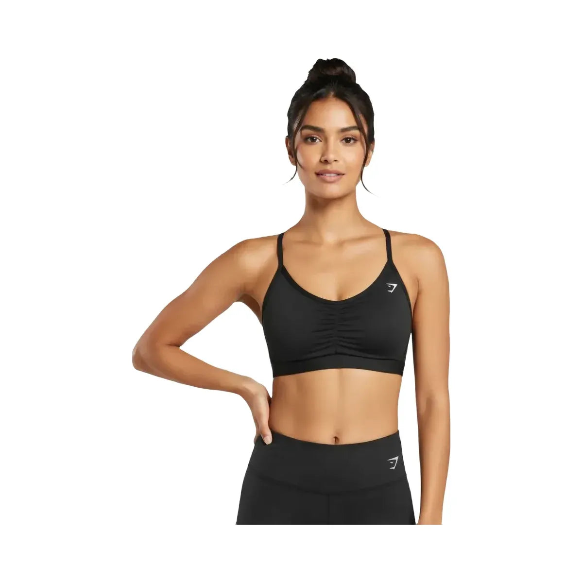 gymshark-ruched-sports-bra-medium-support-black