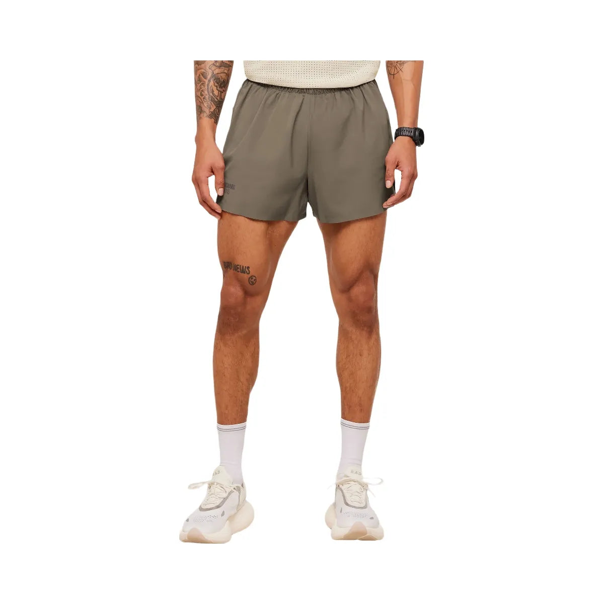 Gymshark Running Elite 5" Short "Camo Brown"