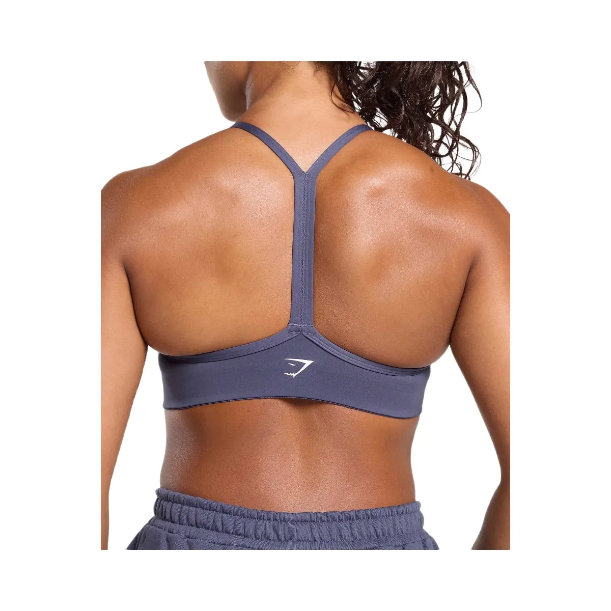 Gymshark Strength Department Graphic Sports Bra "Weighted Purple"