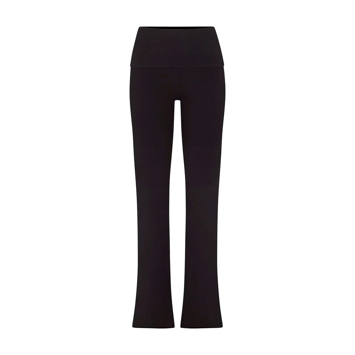 Skims Cotton Jersey Foldover Pant Soot