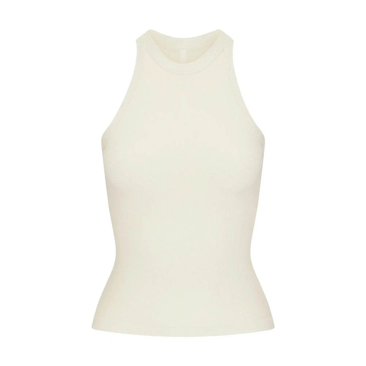 Skims Soft Lounge High Neck Tank Bone