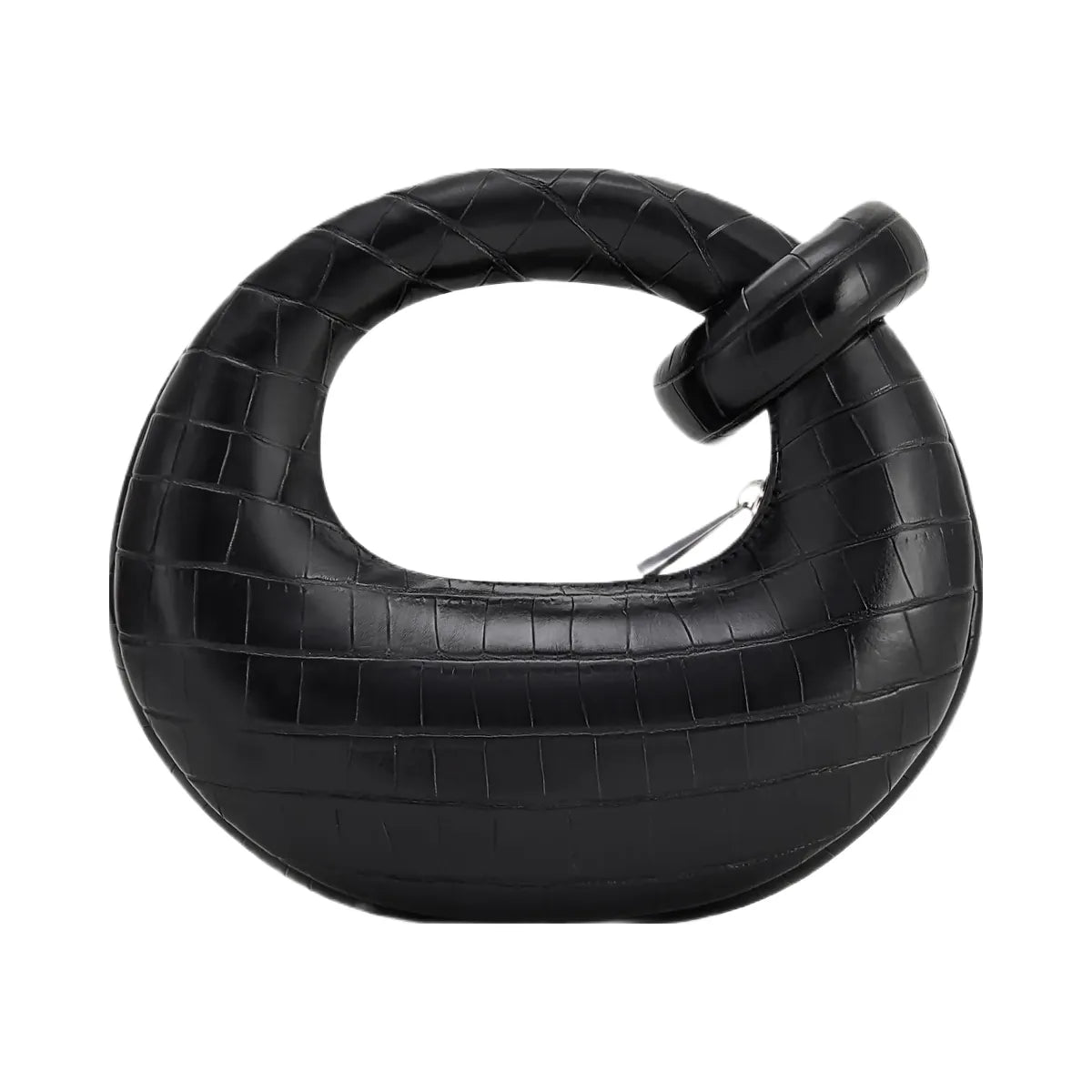 JW PEI Abacus Mini Top Handle Bag Black Croc
