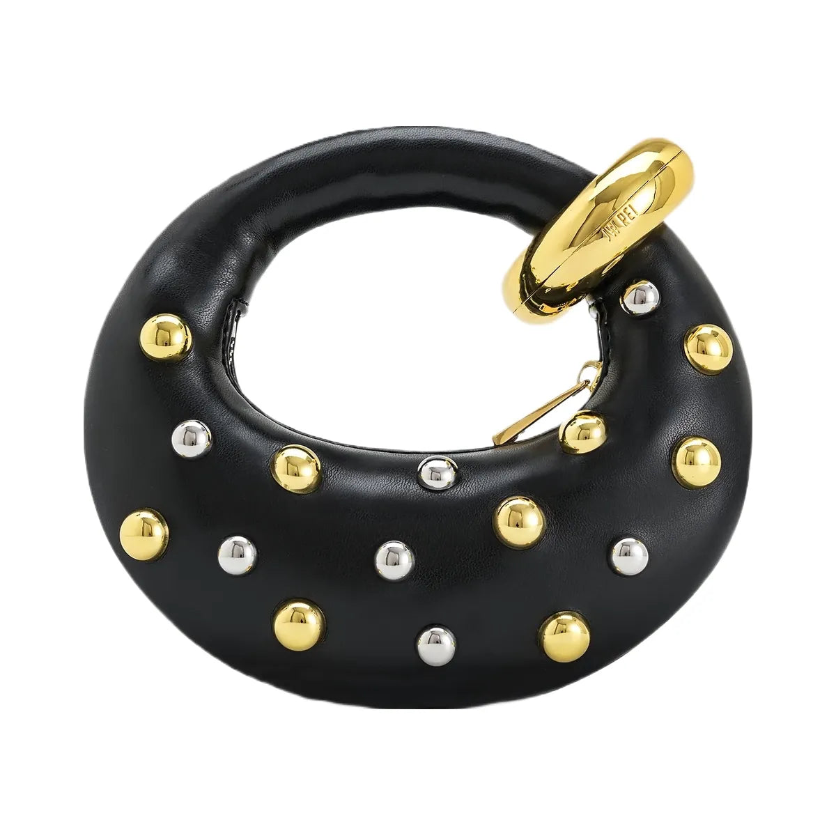 JW PEI Abacus Studded Mini Top Handle Bag Black