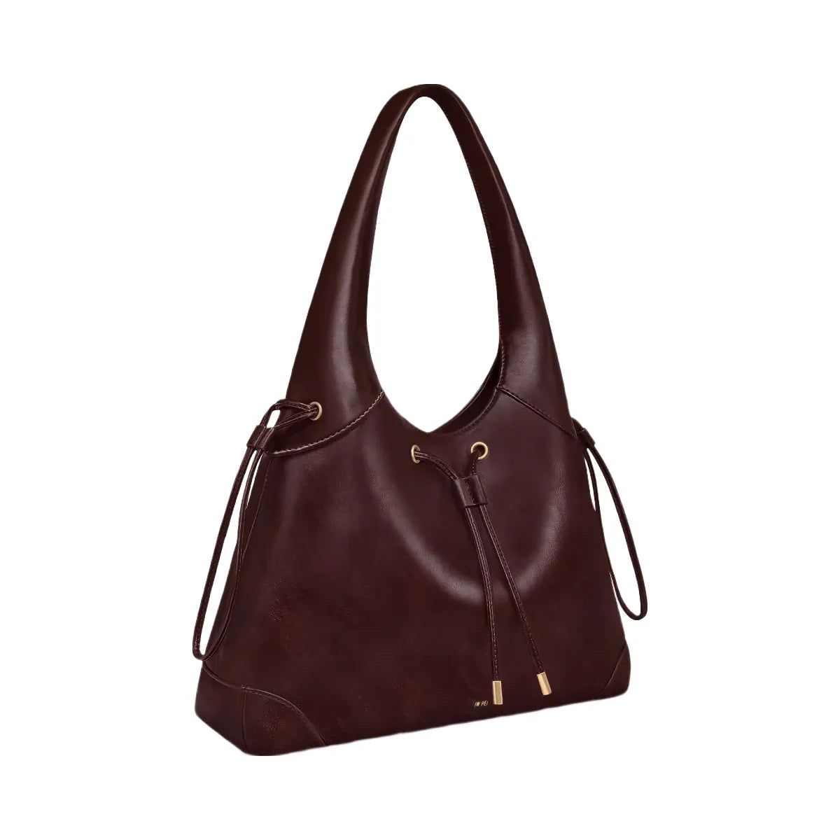 JW PEI Celandra Drawstring Hobo Bag Deep Burgundy