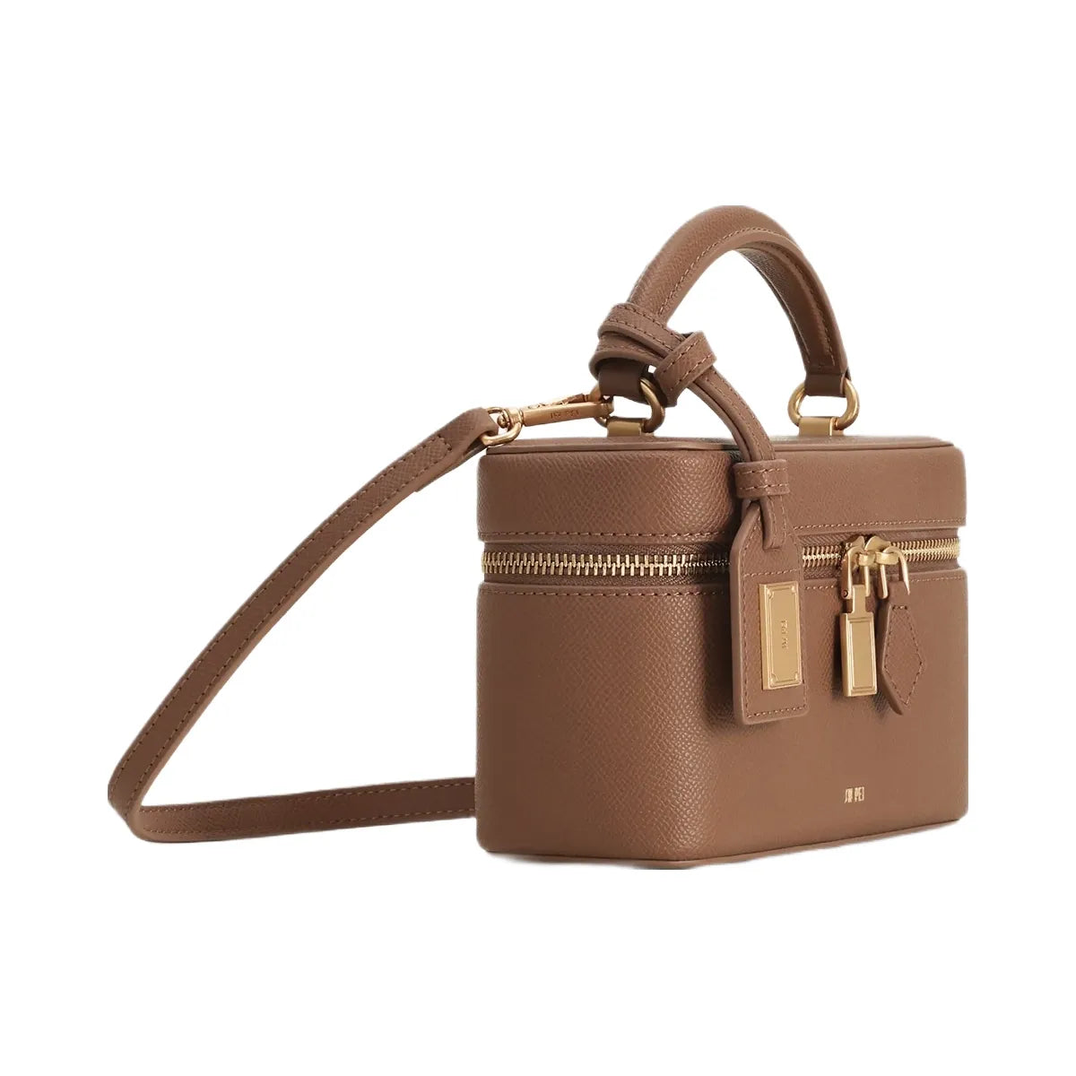 JW PEI Cleo Box Shape Top Handle Bag Brown
