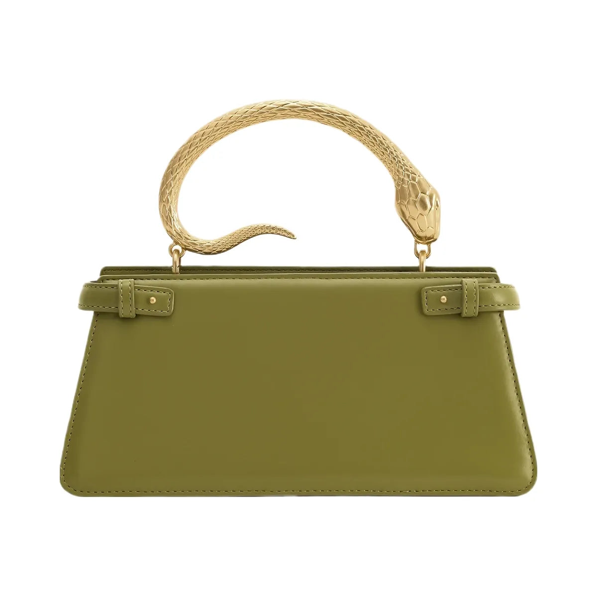 JW PEI Elena Snake Handle Top Handle Bag Matcha Green