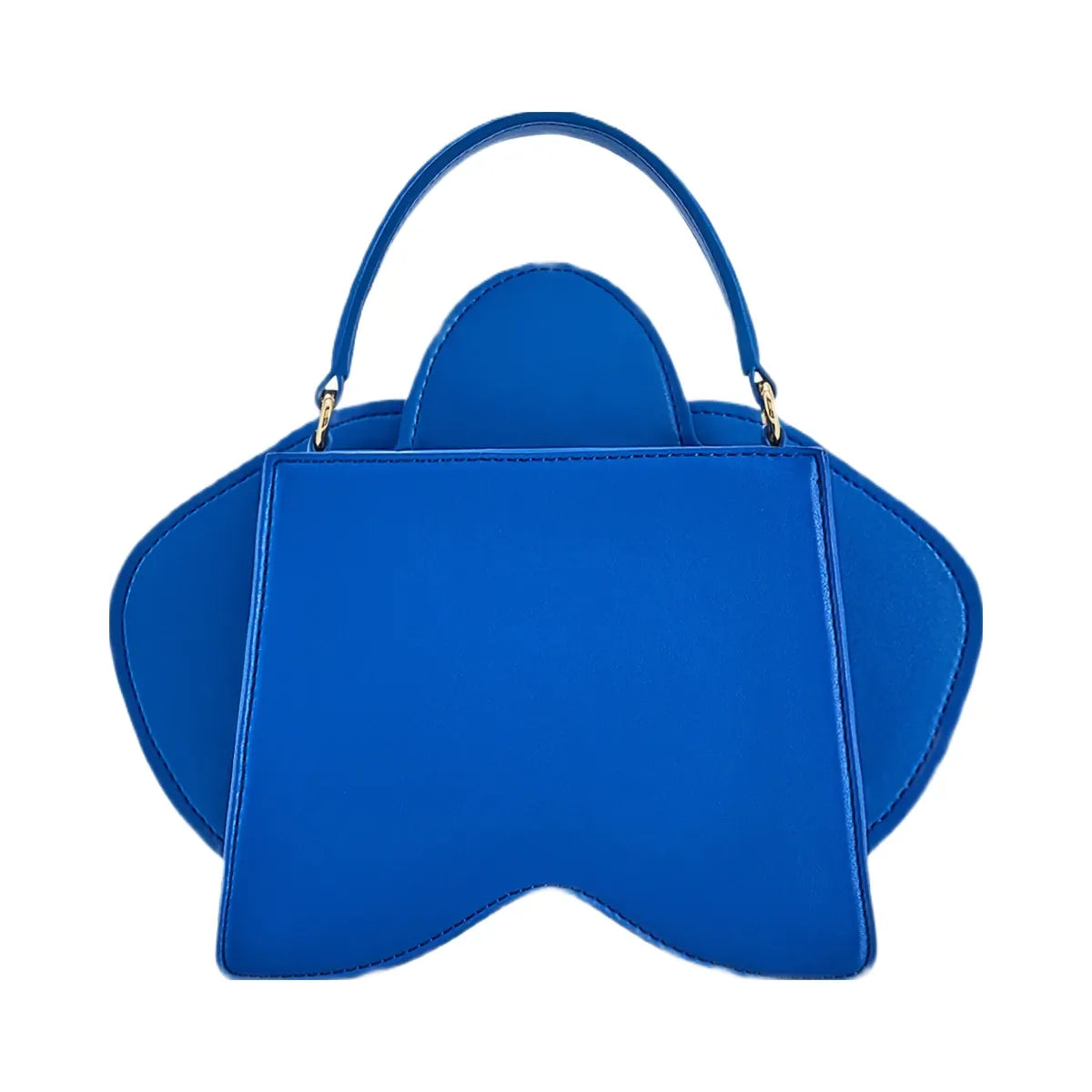 JW PEI Flora Orchid Shaped Top Handle Bag Blue