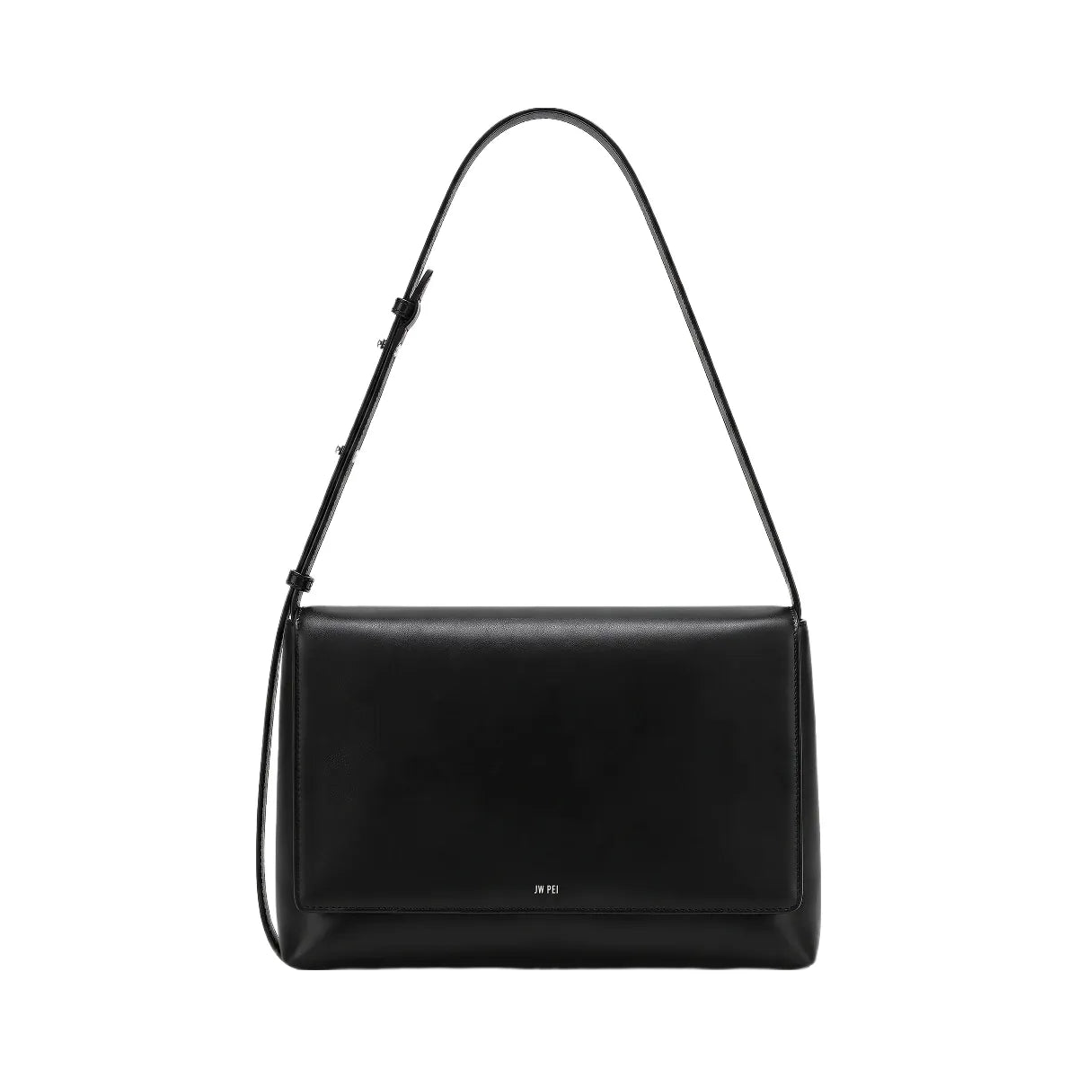 JW PEI Isolde Flap Shoulder Bag Black