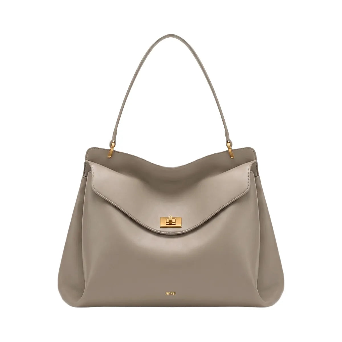 JW PEI Lucia Turn Lock Shoulder Bag Grey