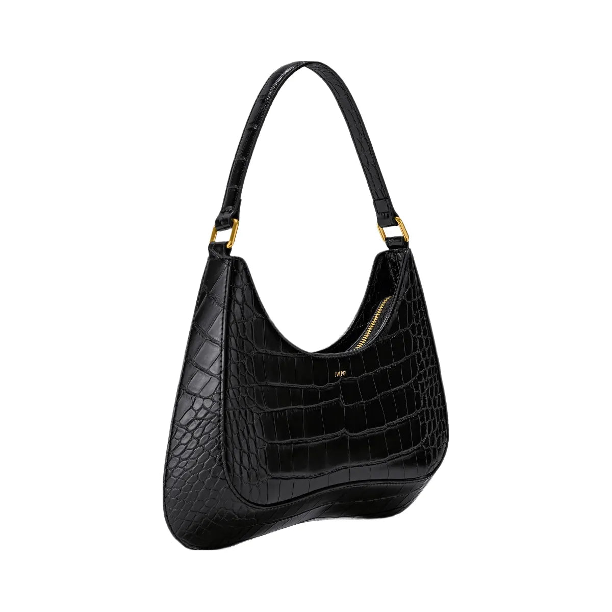 JW PEI Ruby Shoulder Bag Black Croc