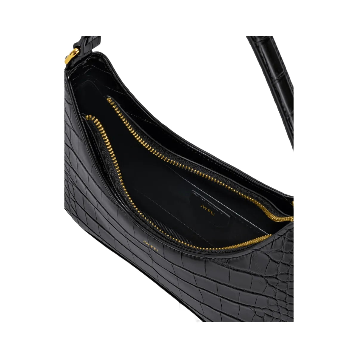 JW PEI Ruby Shoulder Bag Black Croc